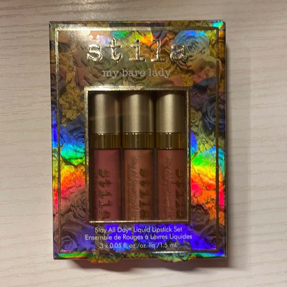 Stila My Bare Lady Liquid Lipsticks nwt